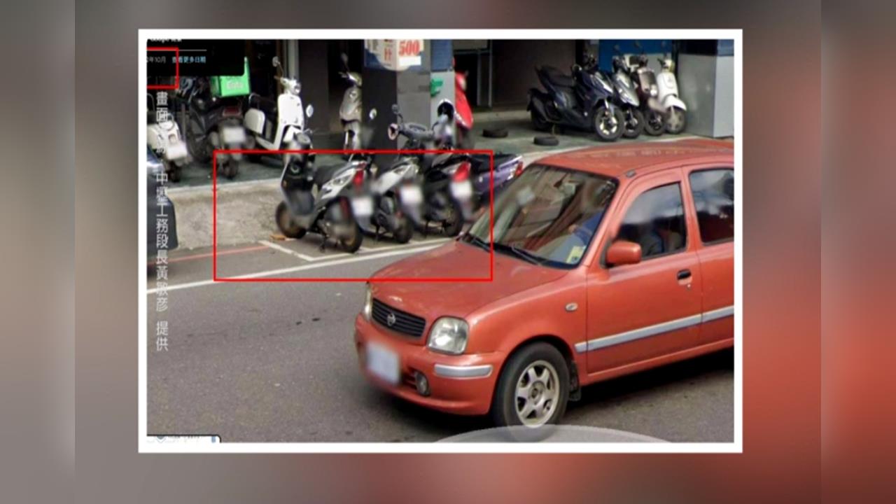 怎麼停? 桃園驚見"迷你機車停車格" 工務段:店面斜坡所致