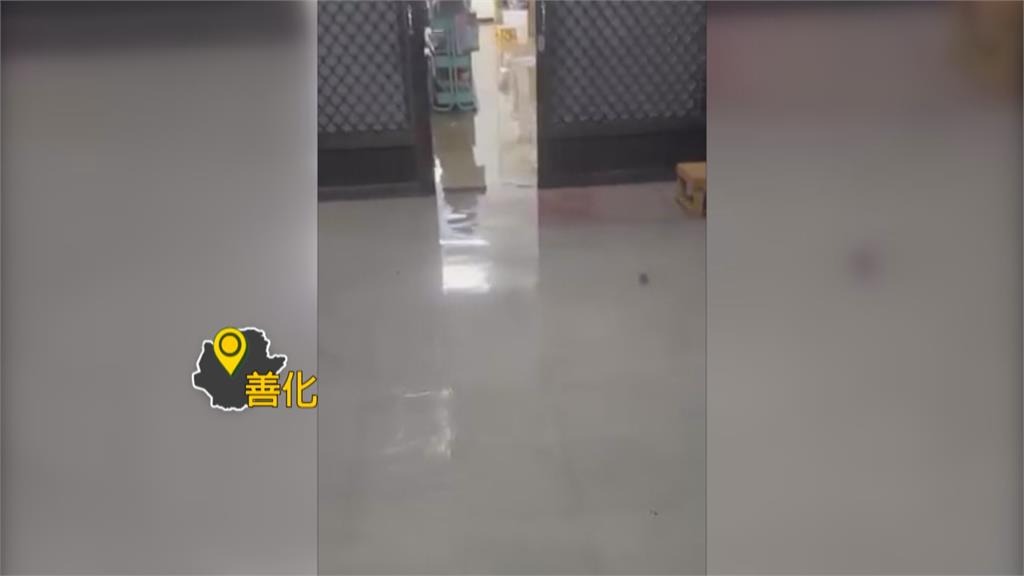 台南大雨光華路1個月淹4次　龍崎182線擋土牆崩塌