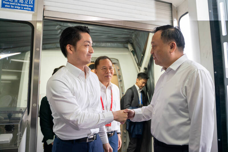 快新聞／蔣萬安飛抵上海虹橋機場　中方接機層級曝光