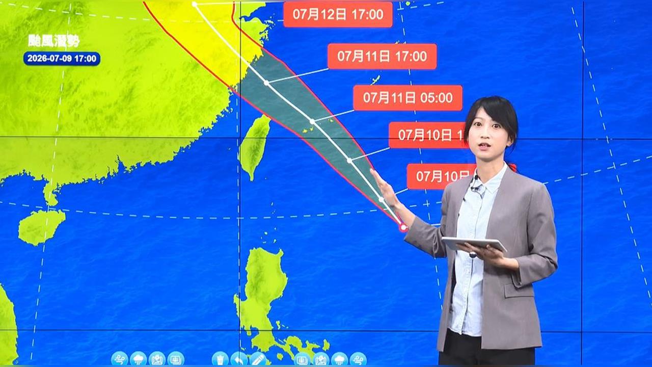 快新聞／強颱巴威來襲！氣象署：台東、蘭嶼驚見7公尺大浪