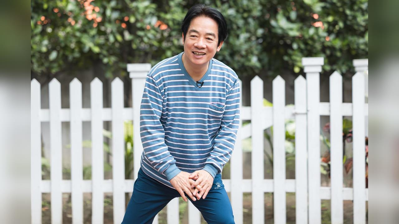 快新聞／有夠驚喜！賴總統居家裝扮合體李洋「嗨跳健康操」　暢談成立運動部理念