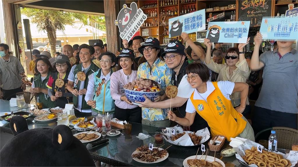 市長初選拚了！賴、林、邱風箏節別苗頭　許智傑林園LIVE　SHOW歡慶父親節