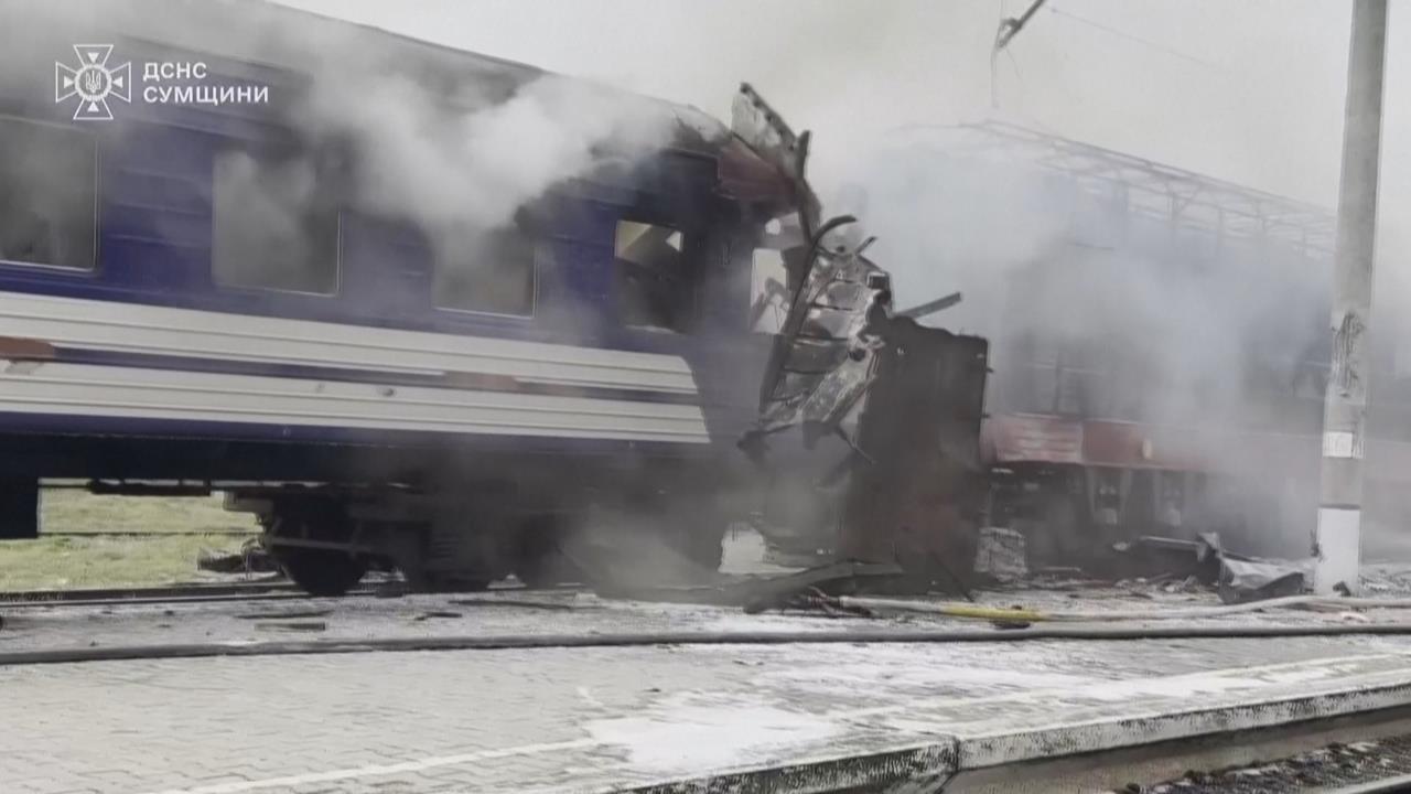 俄國無人機空襲烏克蘭火車站 至少1死30傷