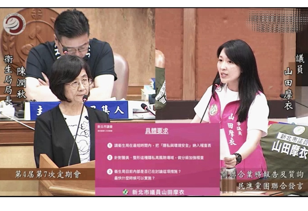 醫美診所偷拍案連環爆　山田摩衣提3訴求要求隱私自評改稽查