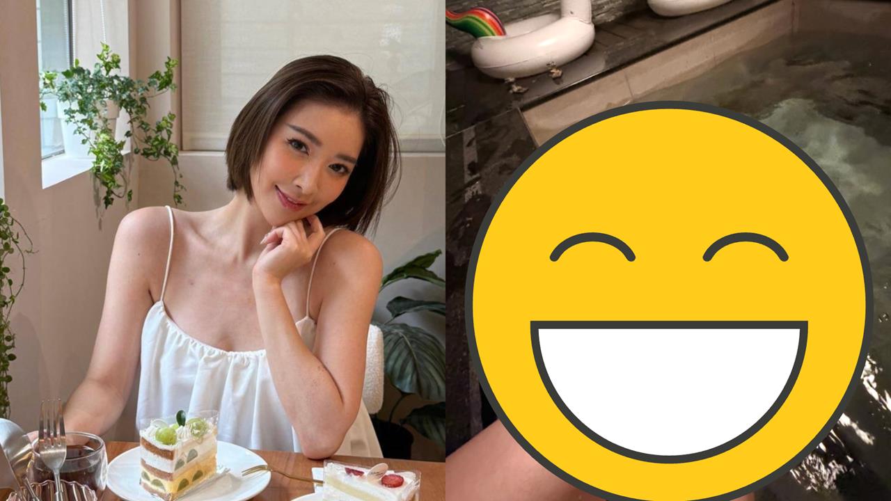 女星深夜出狠招！泡湯喊疲憊「解放比基尼」濕身長腿全被看光