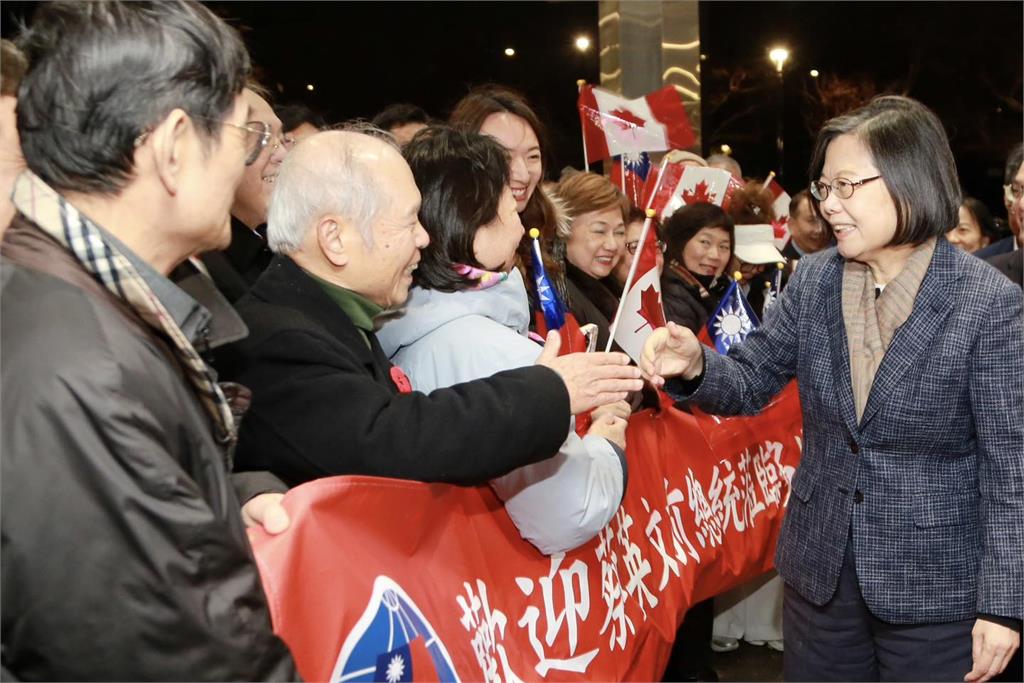 蔡英文訪多倫多出席僑界午宴　籲僑胞為台灣繼續打拚