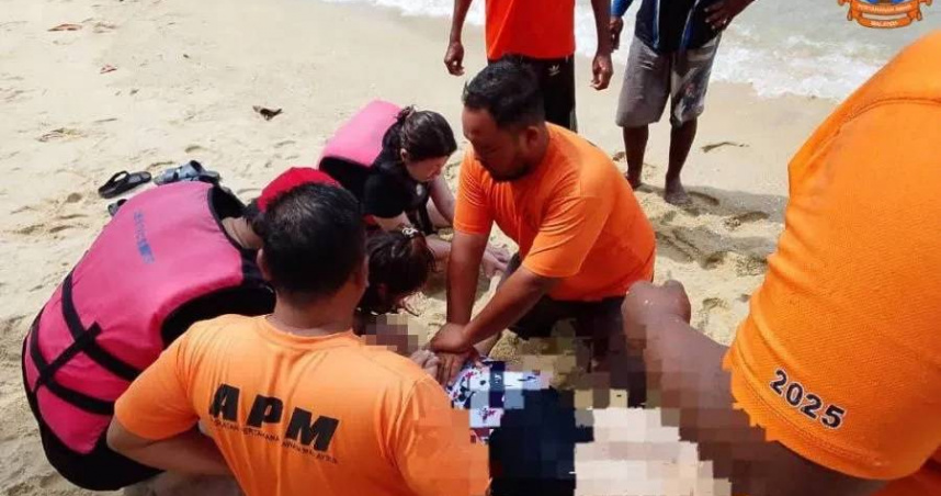 面朝下漂浮海面！台籍女遊客馬來西亞潛水時溺斃　船夫跳海搶救仍不治