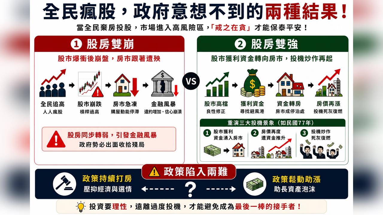 李同榮曝4警訊：2025年公股銀行1舉動恐掀股房雙崩？