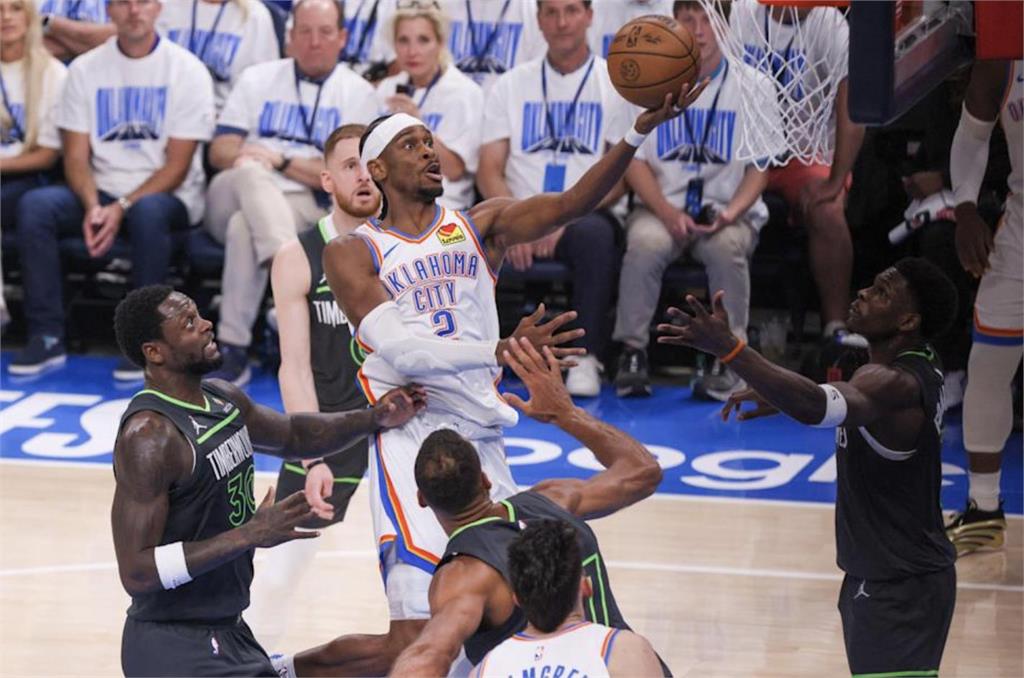 NBA季後賽(影)／「SGA」亞歷山大轟31分！雷霆114：88擊退灰狼奪首勝