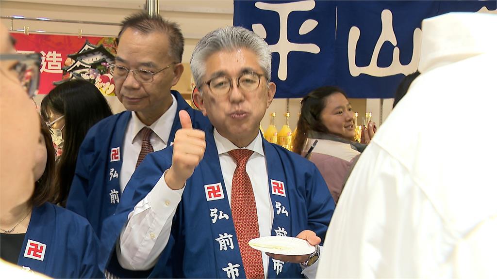 日本弘前市長跨海來台宣傳青森蘋果　反讚台灣改良甜品超好吃