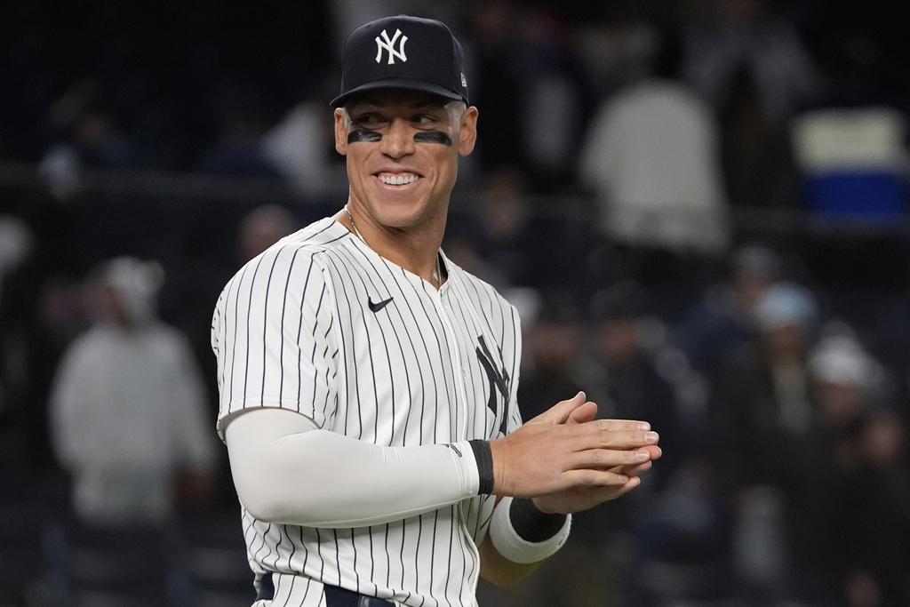 MLB(影)／法官賈吉唯一4成打擊率！4月份趕進度暫居大聯盟三冠王