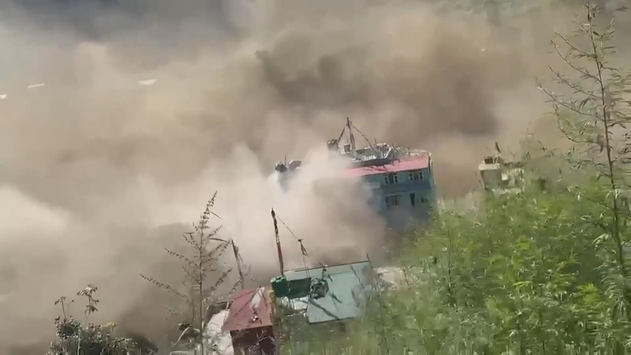 尼泊爾山洪爆發釀災 中國西藏吉隆縣嚴重傷亡多人失聯
