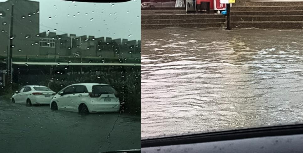 快新聞／今鋒面影響！大雨炸全台　苗栗「這路段」淹成小河