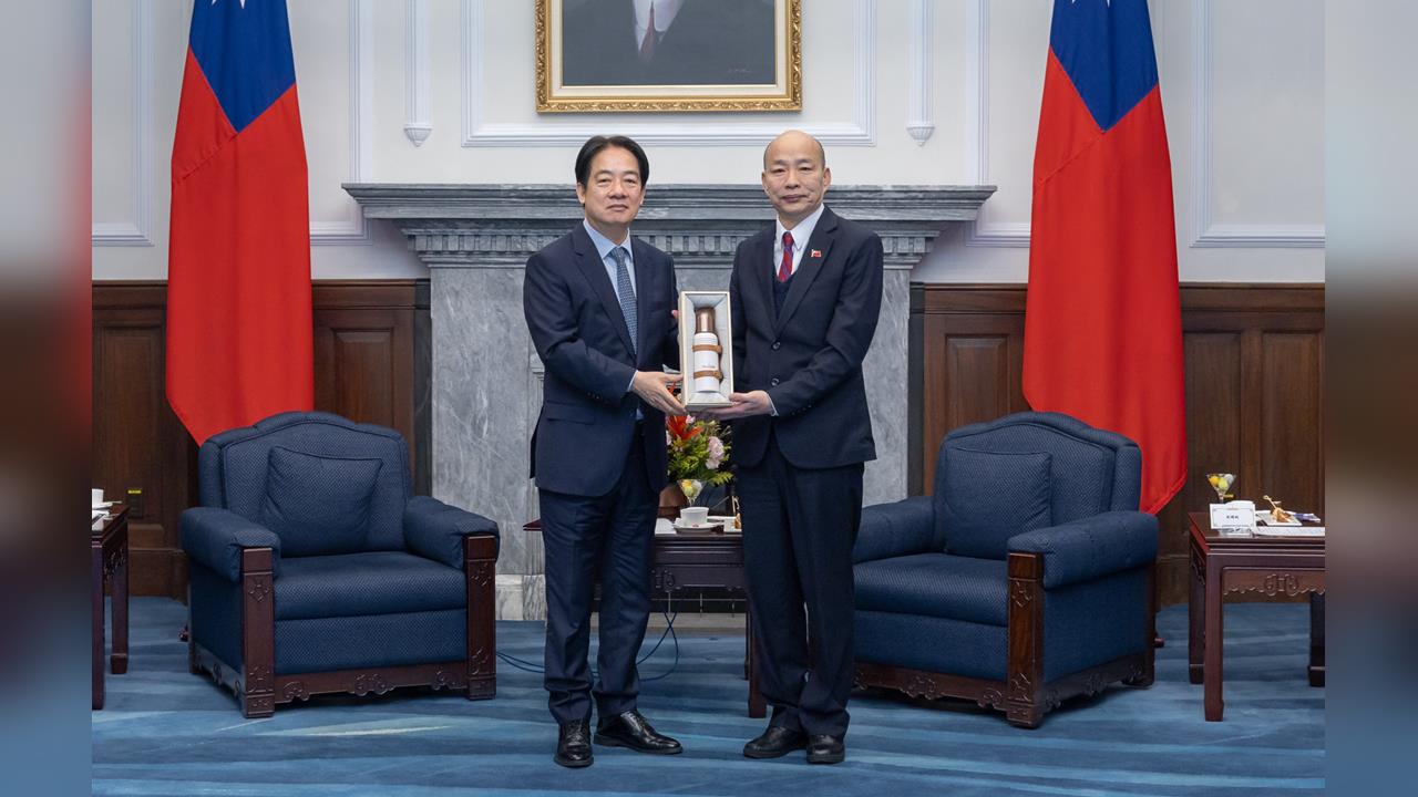 快新聞／總預算與軍費條例卡關　韓國瑜盼新春「進言」賴總統