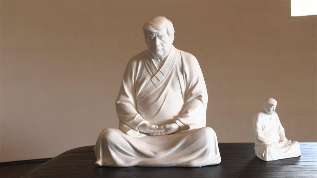 中國工匠工作坊「川普佛像」　賣出上百件！仿冒品流傳