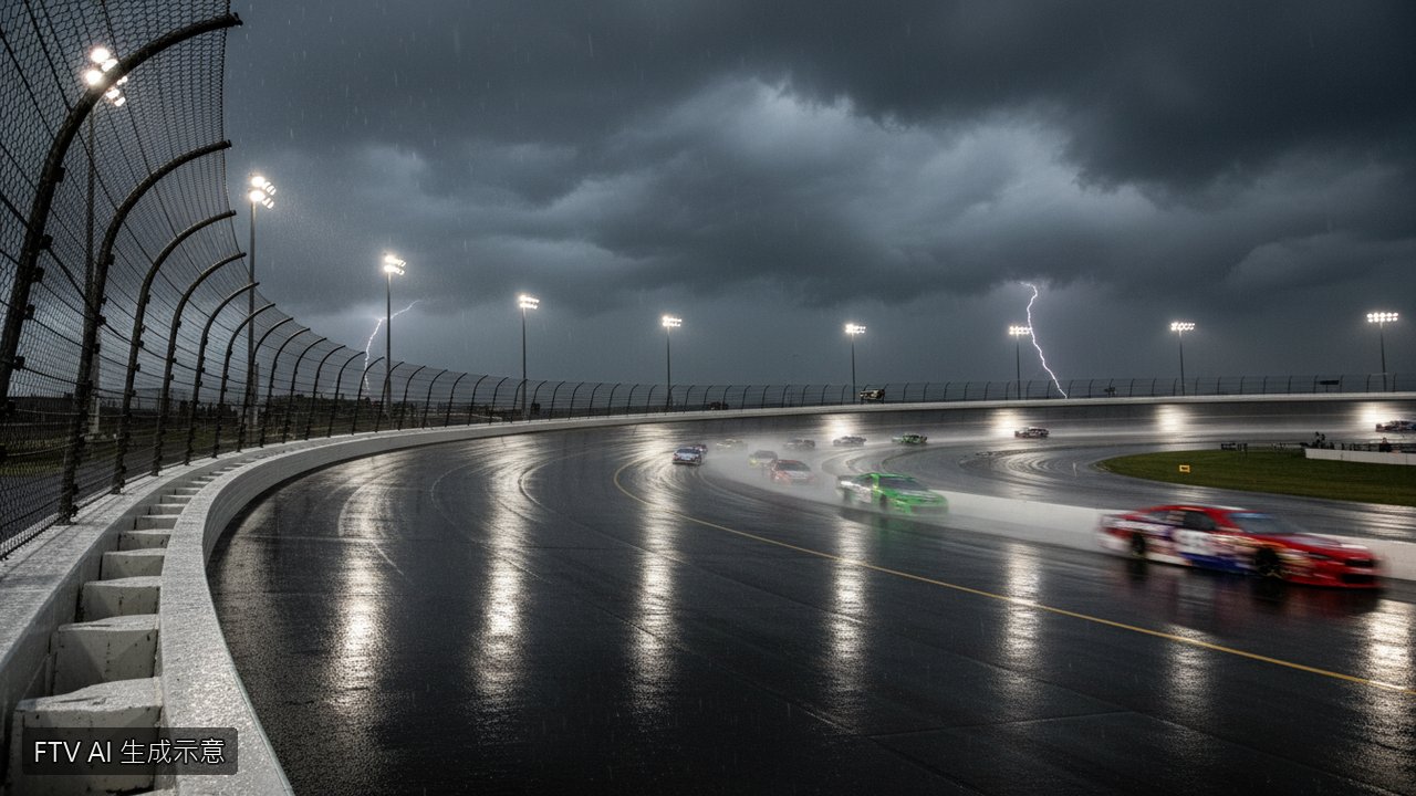 NASCAR可口可樂600雨戰 Daniel Suarez 奪冠終結勝荒