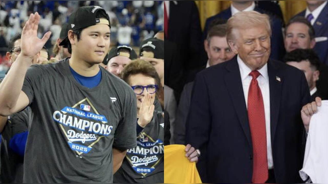 MLB/稱讚大谷翔平「神鬼二刀流」卻沒提名字!美總統川普稱:一位很棒的日本球員