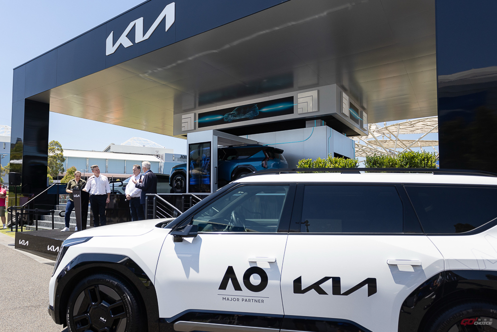 Kia EV6、EV9 等純電車款　領軍AO25澳洲網球公開賽官方全電動化車隊