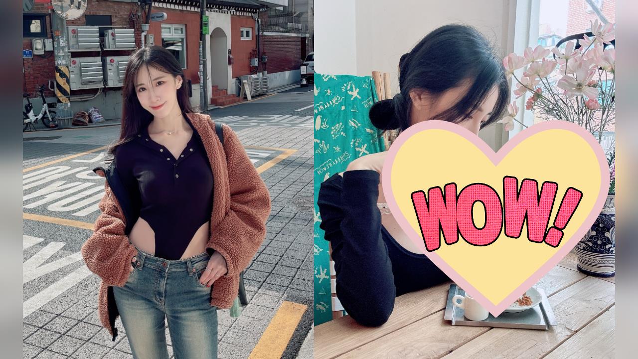 南韓咖啡廳「辣妹好料放桌上」0遮擋！超兇1幕被拍「竟是台灣女星」網看呆