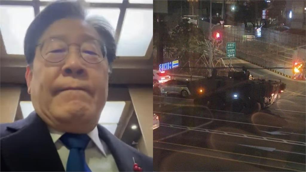戒嚴又怎樣！南韓60歲在野黨魁「翻牆闖國會」畫面流出　網嚇：老當益壯