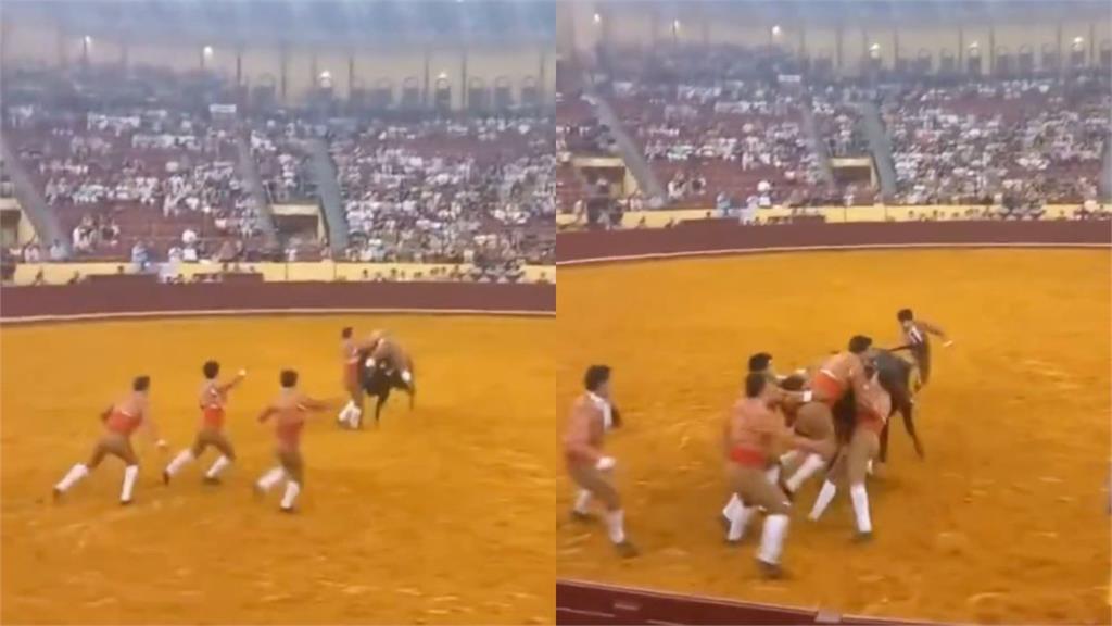 西班牙22歲鬥牛士首場表演遇劫!遭「680公斤巨牛撞飛」腦死喪命