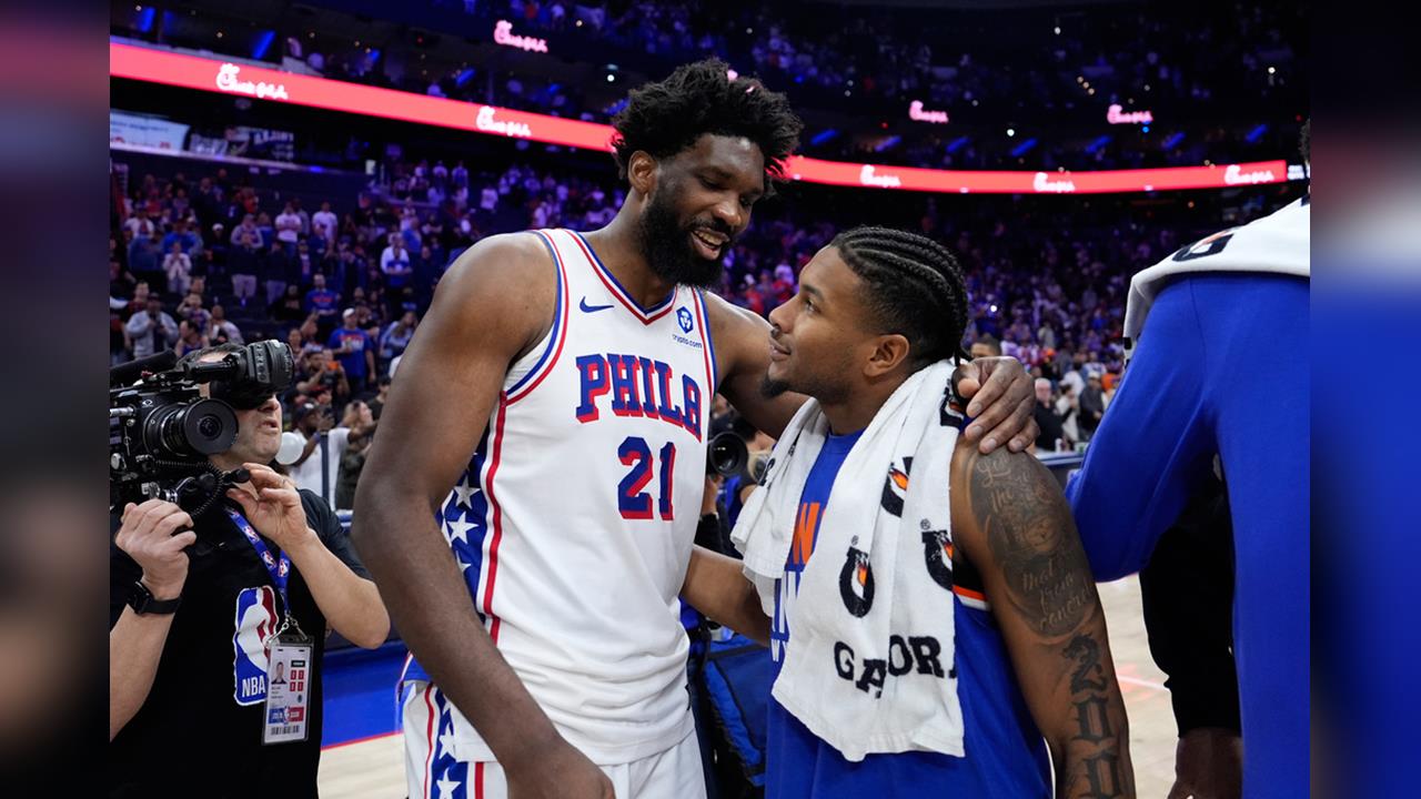 NBA(影)／老扛了！4連敗慘遭尼克橫掃　76人當家巨星「鉛筆大帝」獨自扛下所有