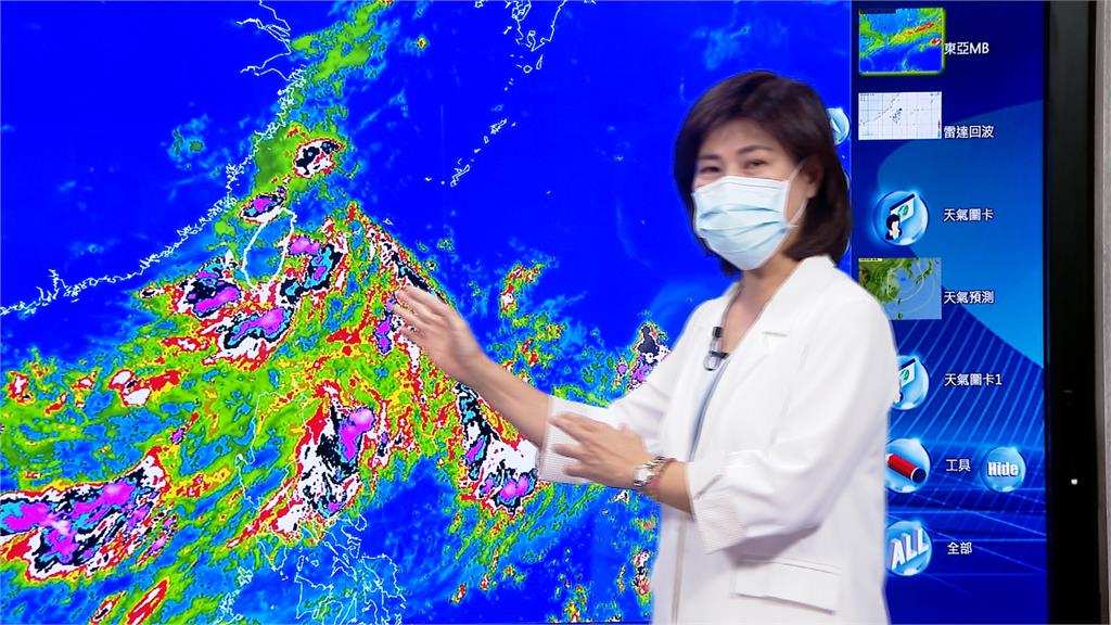 低壓帶通過降雨機率高  對12縣市發布豪大雨特報