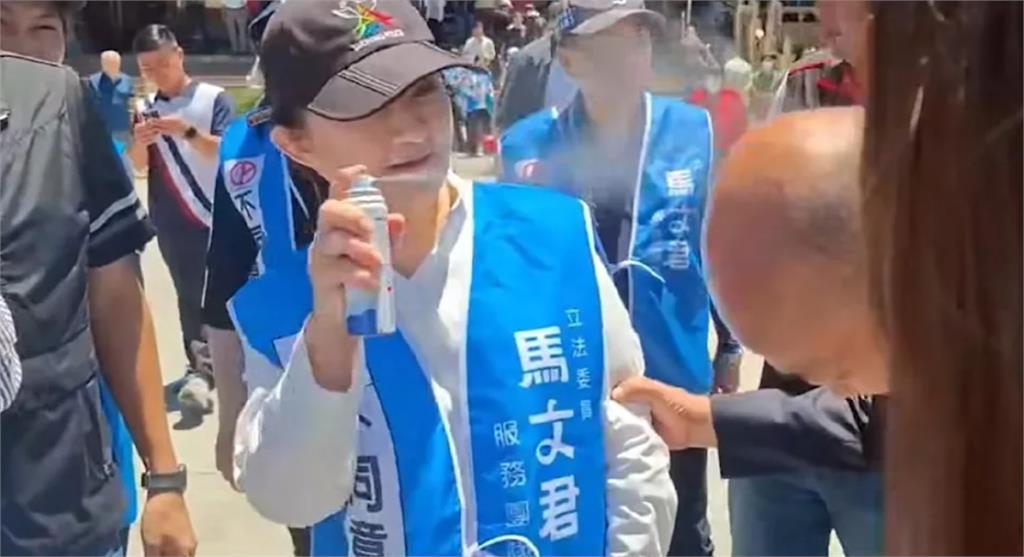 快新聞／盧秀燕再秀「防曬噴霧」韓國瑜討噴　親揭效果全說了