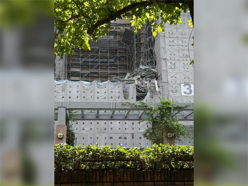 快新聞／台大醫院鷹架倒塌釀1移工喪命　院方、中正一分局回應了