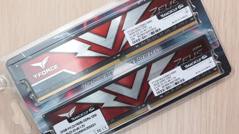 宙斯的秘密武器 — 十銓 <em>T</em>-FORCE ZEUS DDR4-3200 桌上型記憶體