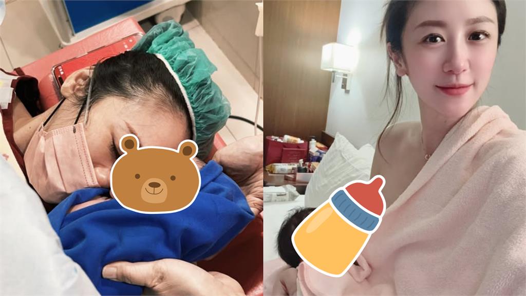 女星喜迎「小福寶」首親餵！哺乳畫面曝「超有愛」網：真的不容易
