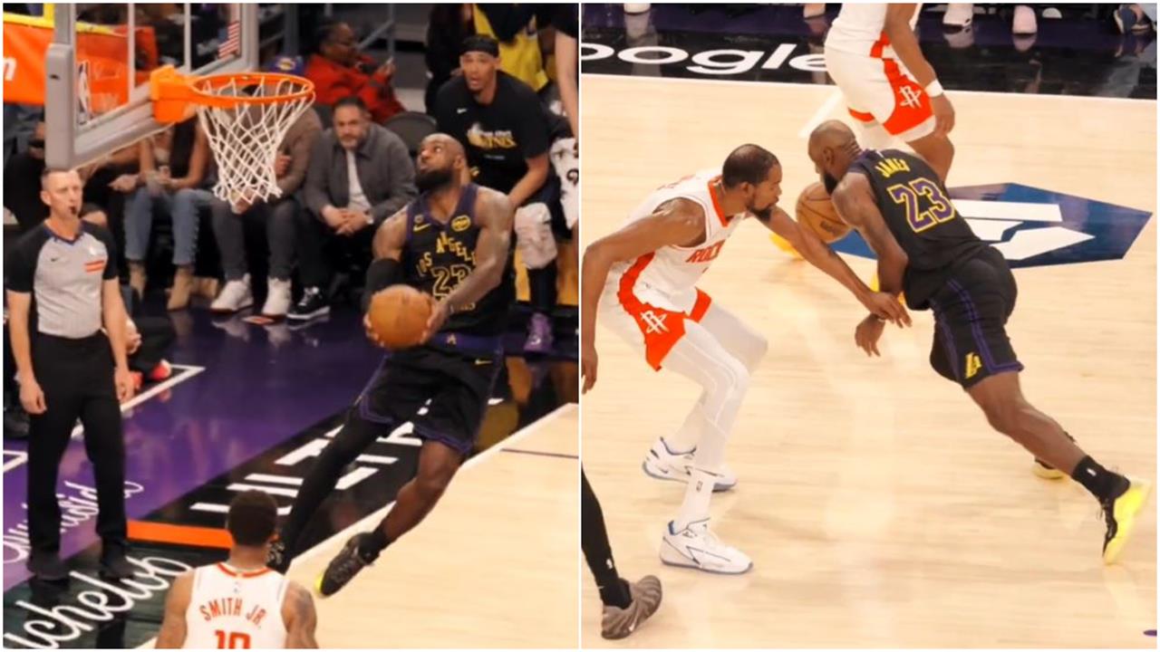 NBA(影)／這41歲！？詹皇「一步過KD+拉桿雙手反扣」嚇呆全場　體能太不科學