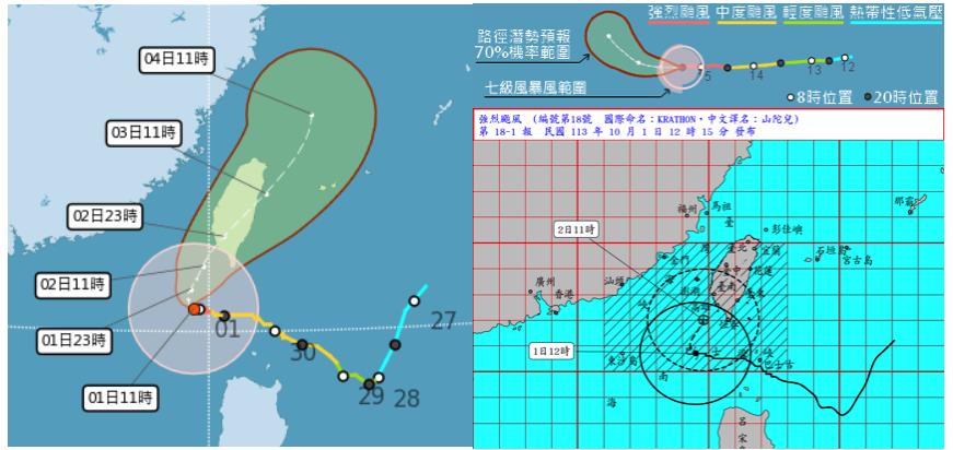 快新聞／山陀兒「牛步」北轉！明風雨標準達標　7縣市有望放颱風假