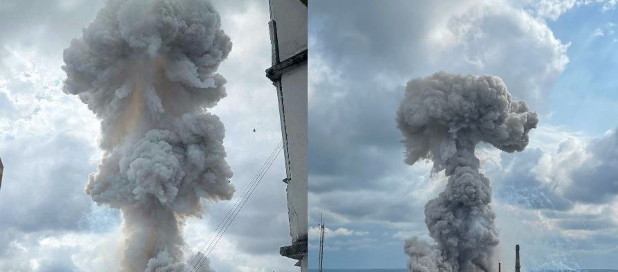 快新聞／莫斯科工廠不明原因爆炸釀60傷！　巨大「蘑菇雲」直衝天際駭人畫面曝