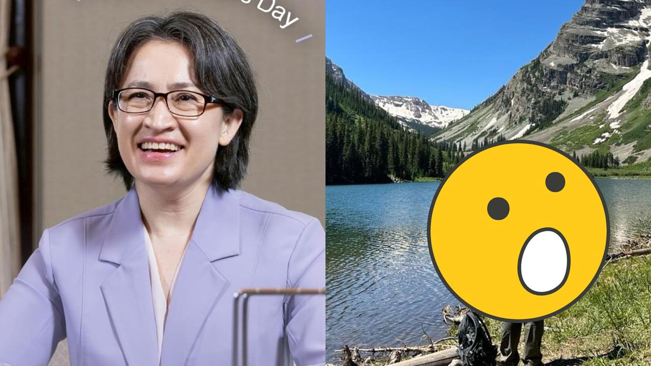 雪山「粗勇壯漢」竟是蕭美琴！飛美國「54歲反差模樣」帥爛網：哇…