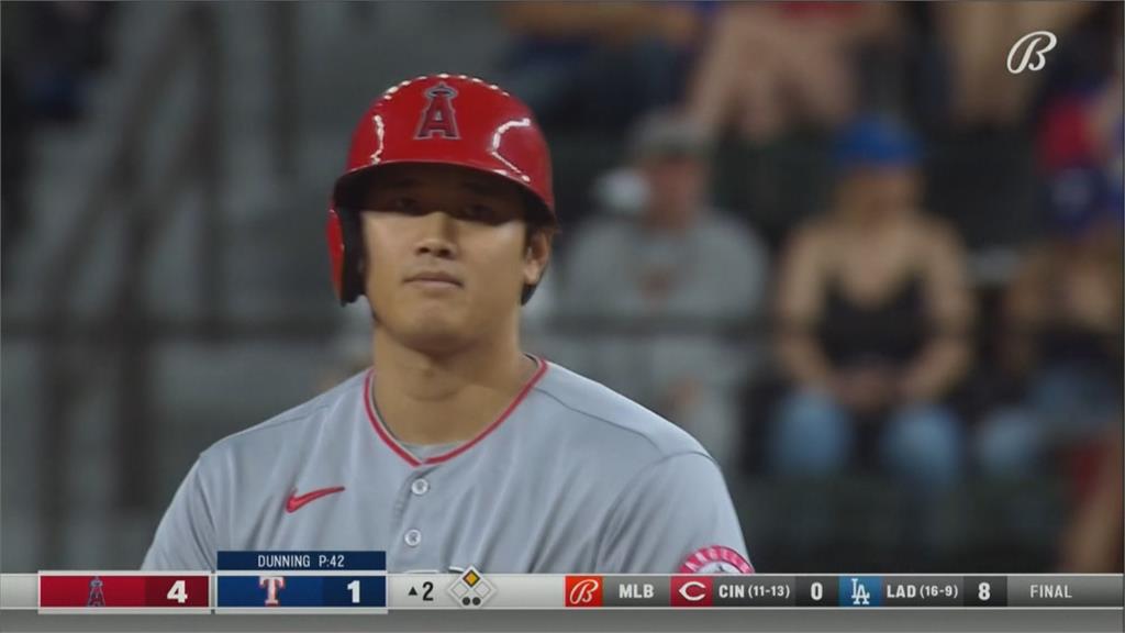 MLB／大谷投打全勤如鐵人　又敲超大號二壘安打