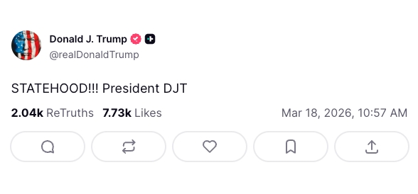 委內瑞拉經典賽奪冠！川普社群喊建州　全網起哄：第51州