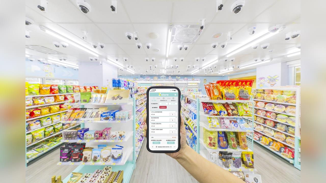 快新聞/無人店超商天花板「滿滿監視器」AI辨識 最快30秒內結帳