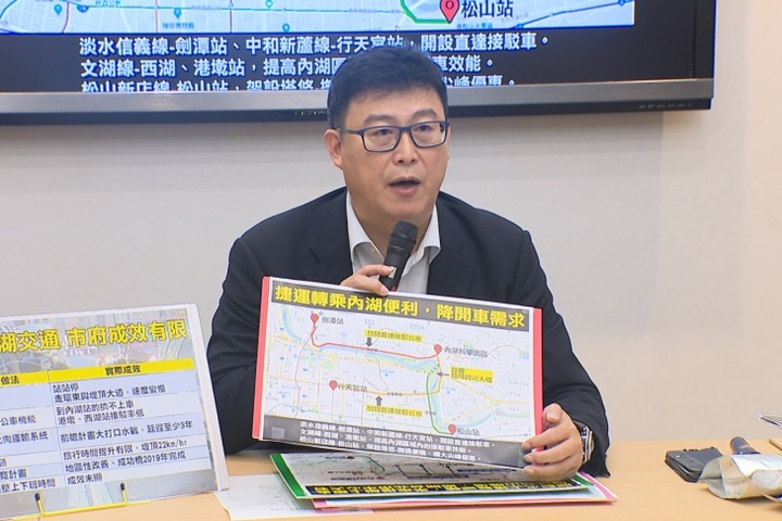 解決內湖塞車 姚文智拋「藍色公路水上接駁」