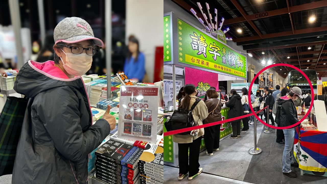 蕭美琴包緊緊逛書展「身邊沒隨扈」？她親揭答案「藏在這裡」：我沒有落單過