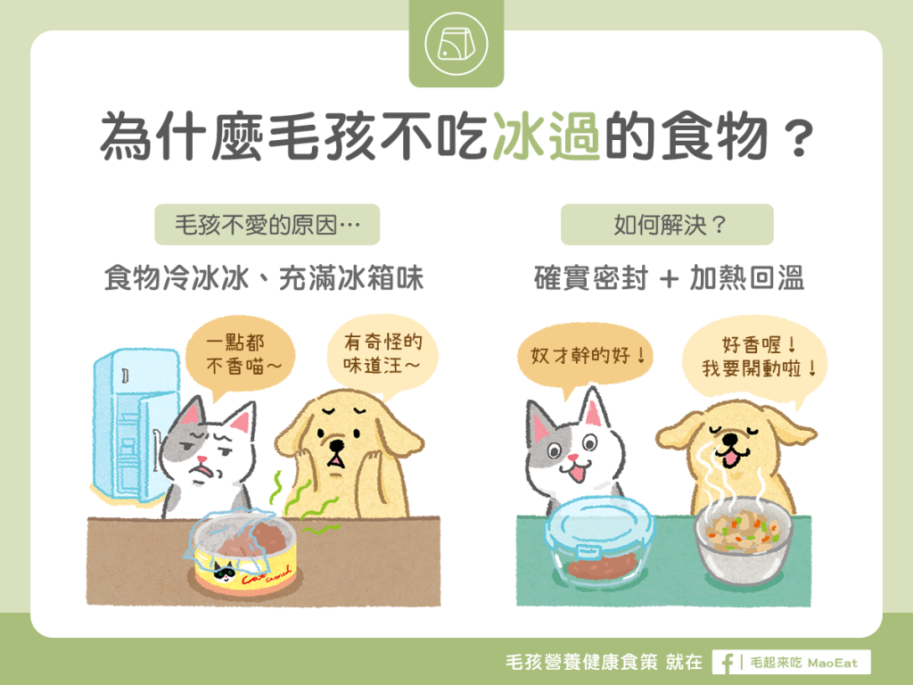 【汪喵餵養知識】傷腦筋～為什麼毛孩不吃冰過的食物？