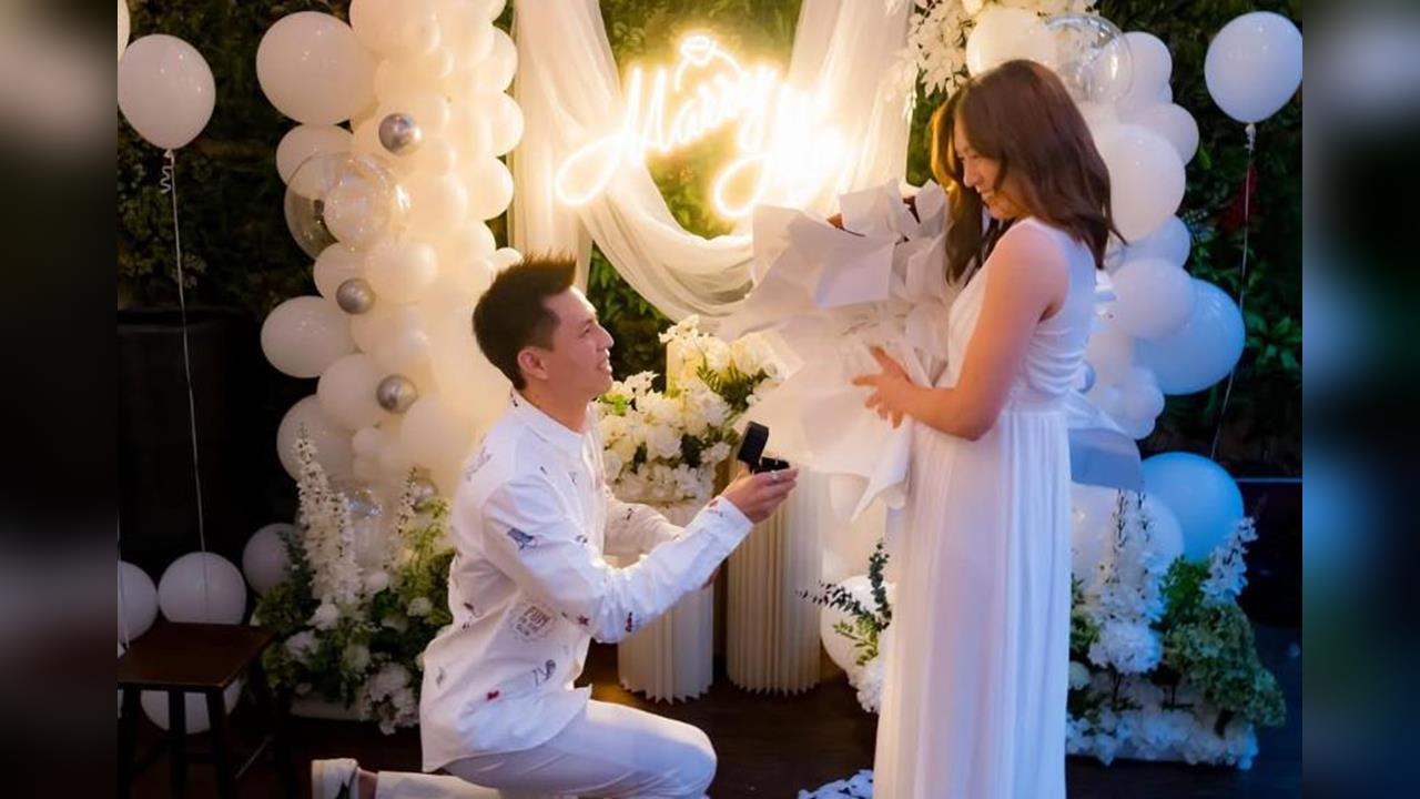 羽球(影)/日「空靈女神」大堀彩新娘超美!遵華人傳統下嫁大馬好手王耀新影片曝