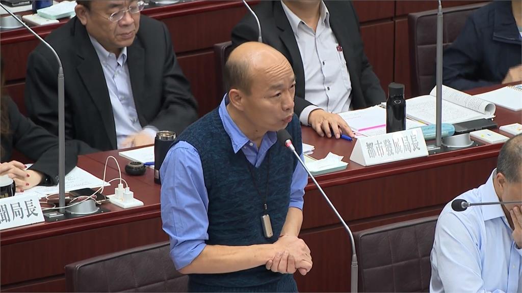 綠委要求被提名就辭市長 韓國瑜：初選未定無法回答