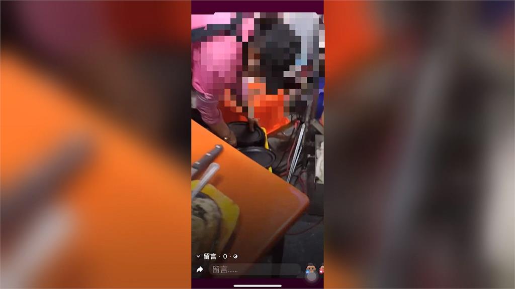 女子直擊夜市牛排攤用同一桶水洗鐵板　黑嚕嚕水未換衛生堪慮