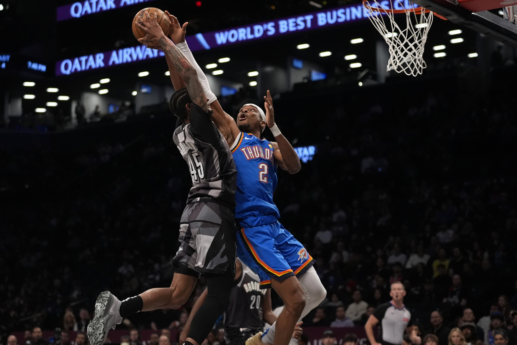 NBA(影)／雷霆演出18分逆轉秀擊敗籃網　避免本季再次2連敗