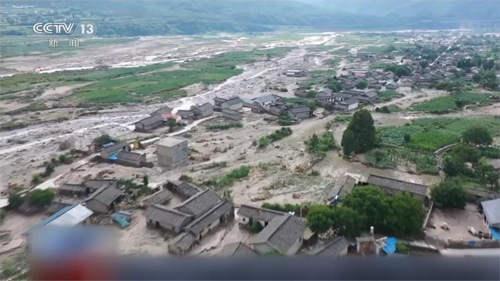 四川暴雨引發洪水 造成3死12人失蹤