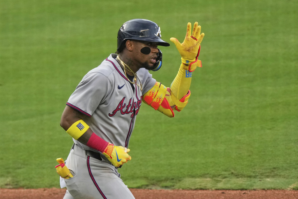 MLB(影)／才剛復出又進傷兵名單！勇士MVP外野強打難過哭了