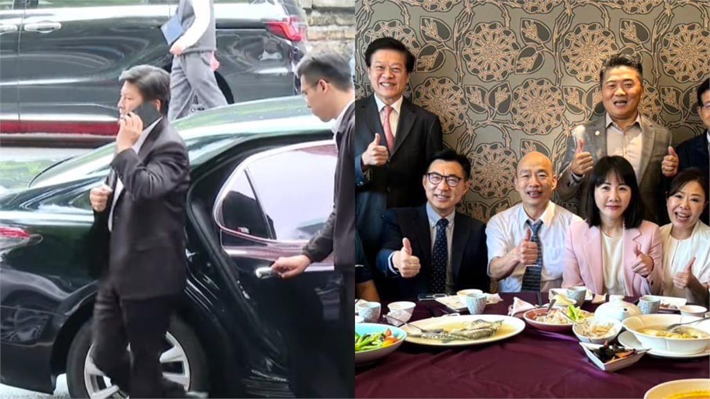 雙標？綠委遭控「集體搭公務車」吃火鍋…傅崐萁、韓國瑜「同款聚餐照」被挖