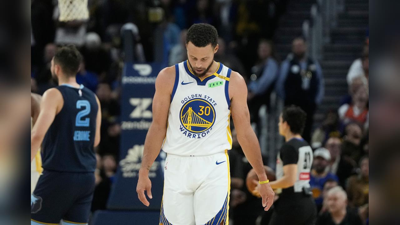 NBA(影)／12分領先花光光！遭灰熊大逆轉開季苦吞2連敗！勇士巨星柯瑞苦澀發聲