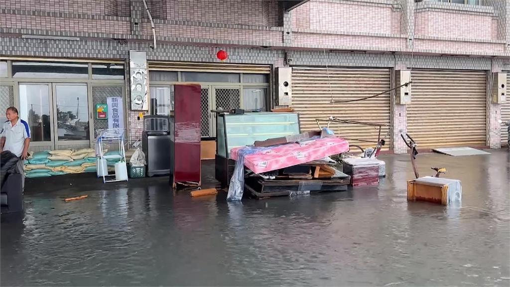 雲林四湖箔子寮仍淹水　彰化沿海備抽水機因應